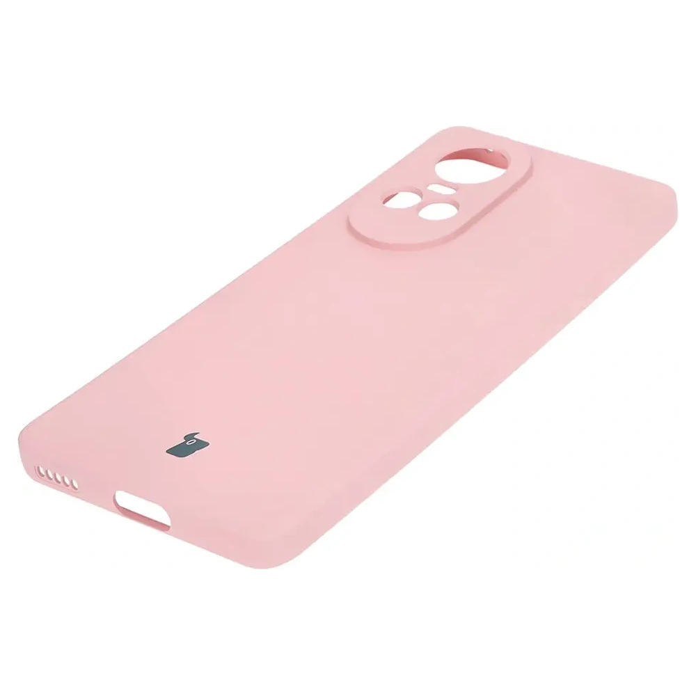 Hurtownia GSM - Etui Bizon Case Silicone Sq do Oppo Reno 10 5G jasnoróżowe - BIZ3280 - {ean13} - Hurt
