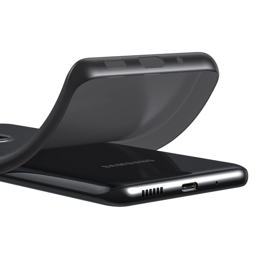 Hurtownia GSM - Półprzezroczyste, ultra cienkie etui Baseus Wing Case do Samsung Galaxy S20 (czarne) - BSU1392BLK - {ean13} - Hurt