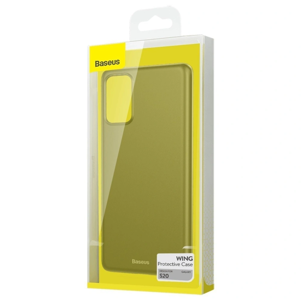 Hurtownia GSM - Półprzezroczyste, ultra cienkie etui Baseus Wing Case do Samsung Galaxy S20 (czarne) - BSU1392BLK - {ean13} - Hurt