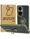 Hurtownia GSM - Etui z uchwytem na palec Bizon Case Hybrid Ring do Oppo Reno10 / 10 Pro przydymione z zieloną ramką - BIZ3287 - {ean13} - Hurt