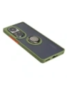 Hurtownia GSM - Etui z uchwytem na palec Bizon Case Hybrid Ring do Oppo Reno10 / 10 Pro przydymione z zieloną ramką - BIZ3287 - {ean13} - Hurt