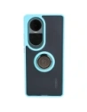 Wholesale Bizon Case Hybrid Ring Oppo Reno10 / 10 Pro smoky with a light blue frame - BIZ3288 - {ean13} - Hurt