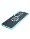 Wholesale Bizon Case Hybrid Ring Oppo Reno10 / 10 Pro smoky with a light blue frame - BIZ3288 - {ean13} - Hurt