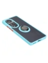 Wholesale Bizon Case Hybrid Ring Oppo Reno10 / 10 Pro smoky with a light blue frame - BIZ3288 - {ean13} - Hurt
