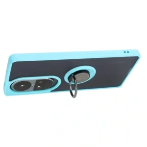 Hurtownia GSM - Bizon Case Hybrid Ring Oppo Reno10 / 10 Pro rauchig mit einem hellblauen Rahmen - BIZ3288 - {ean13} - Hurt