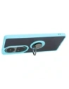 Hurtownia GSM - Bizon Case Hybrid Gyűrű Oppo Reno10 / 10 Pro füstös színben világoskék kerettel - BIZ3288 - {ean13} - Hurt