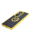 Wholesale Bizon Case Hybrid Ring Oppo Reno10 / 10 Pro smoky with a yellow frame - BIZ3289 - {ean13} - Hurt