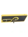 Wholesale Bizon Case Hybrid Ring Oppo Reno10 / 10 Pro smoky with a yellow frame - BIZ3289 - {ean13} - Hurt