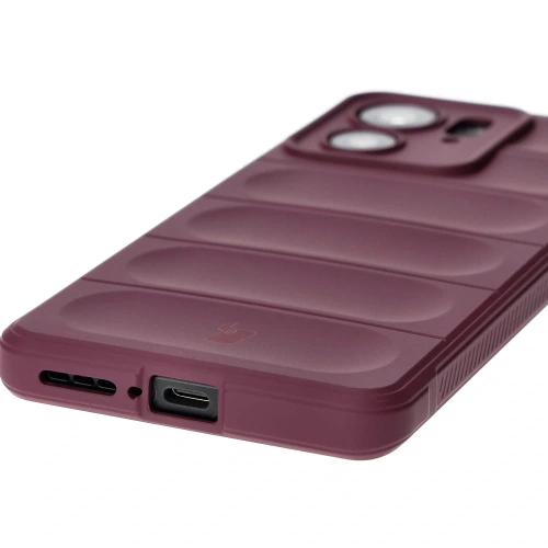 Pancerne etui Bizon Case Tur do Motorola Edge 40 ciemnofioletowe