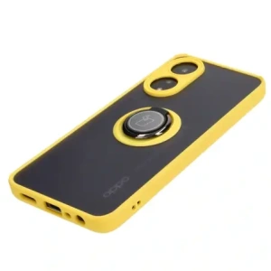 Hurtownia GSM - Bizon Case Hybrid Gyűrű Oppo A78 4G füstös sárga kerettel - BIZ3295 - {ean13} - Hurt