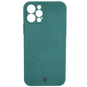 Hurtownia GSM - Bizon Case Silicon Magnetic Apple iPhone 12 Pro verde închis - BIZ3296 - {ean13} - Hurt