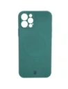 Hurtownia GSM - Etui silikonové s magnetickým kroužkem Bizon Case Silicone Magnetic pro Apple iPhone 12 Pro tmavozelené - BIZ3296 - {ean13} - Hurt