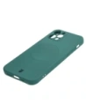 Hurtownia GSM - Etui silikonové s magnetickým kroužkem Bizon Case Silicone Magnetic pro Apple iPhone 12 Pro tmavozelené - BIZ3296 - {ean13} - Hurt