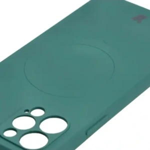 Hurtownia GSM - Bizon Case Silicon Magnetic Apple iPhone 12 Pro verde închis - BIZ3296 - {ean13} - Hurt