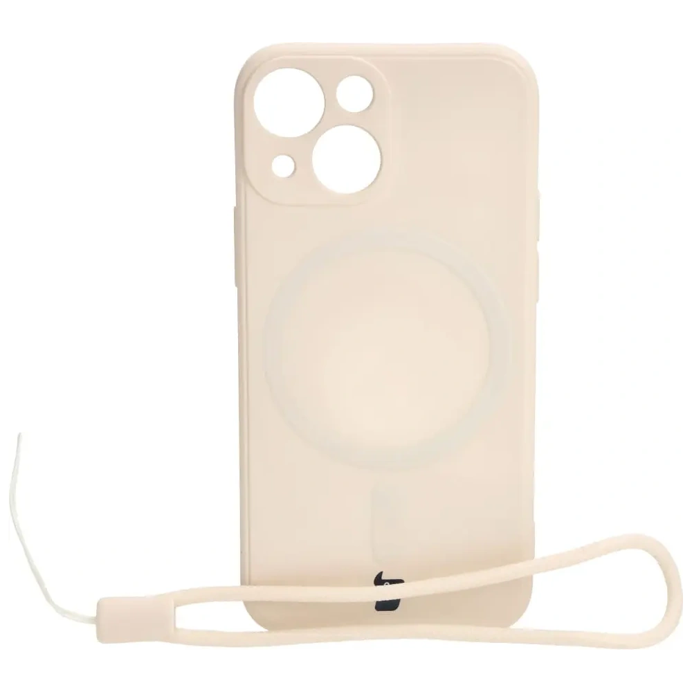 Hurtownia GSM - Etui Bizon Case Silicone MagSafe Sq do Apple iPhone 13 Mini béžové - BIZ3297 - {ean13} - Hurt