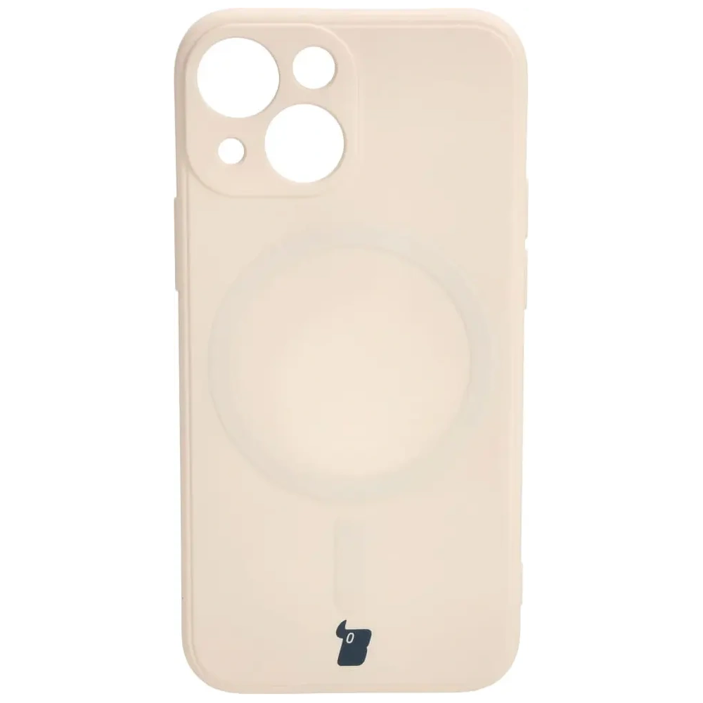 Hurtownia GSM - Bizon Case Szilikon MagSafe Sq Apple iPhone 13 Mini bézs - BIZ3297 - {ean13} - Hurt