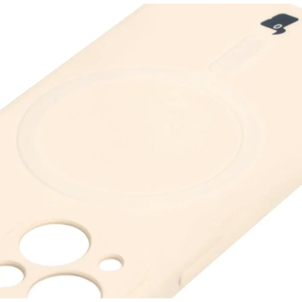 Hurtownia GSM - Etui Bizon Case Silicone MagSafe Sq do Apple iPhone 13 Mini béžové - BIZ3297 - {ean13} - Hurt