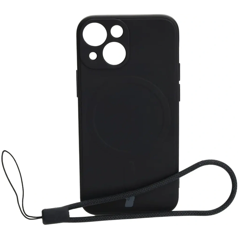 Hurtownia GSM - Etui Bizon Case Silicone MagSafe Sq do Apple iPhone 13 Mini czarne - BIZ3298 - {ean13} - Hurt
