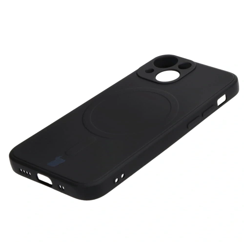 Etui Bizon Case Silicone MagSafe Sq do Apple iPhone 13 Mini czarne