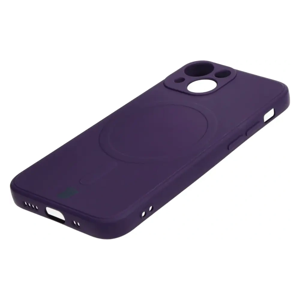 Hurtownia GSM - Etui Bizon Case Silicone MagSafe Sq do Apple iPhone 13 Mini śliwkowe - BIZ3300 - {ean13} - Hurt