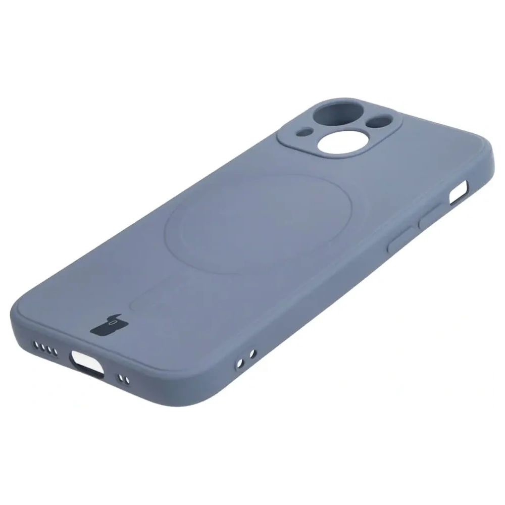 Wholesale Bizon Case Silicone MagSafe Sq Apple iPhone 13 Mini grey - BIZ3301 - {ean13} - Hurt