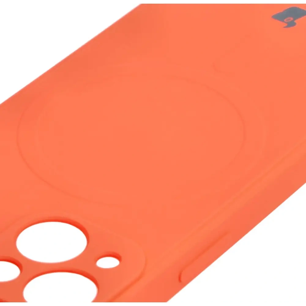 Hurtownia GSM - Bizon Case Silicon MagSafe Sq Apple iPhone 13 Mini morcov - BIZ3302 - {ean13} - Hurt