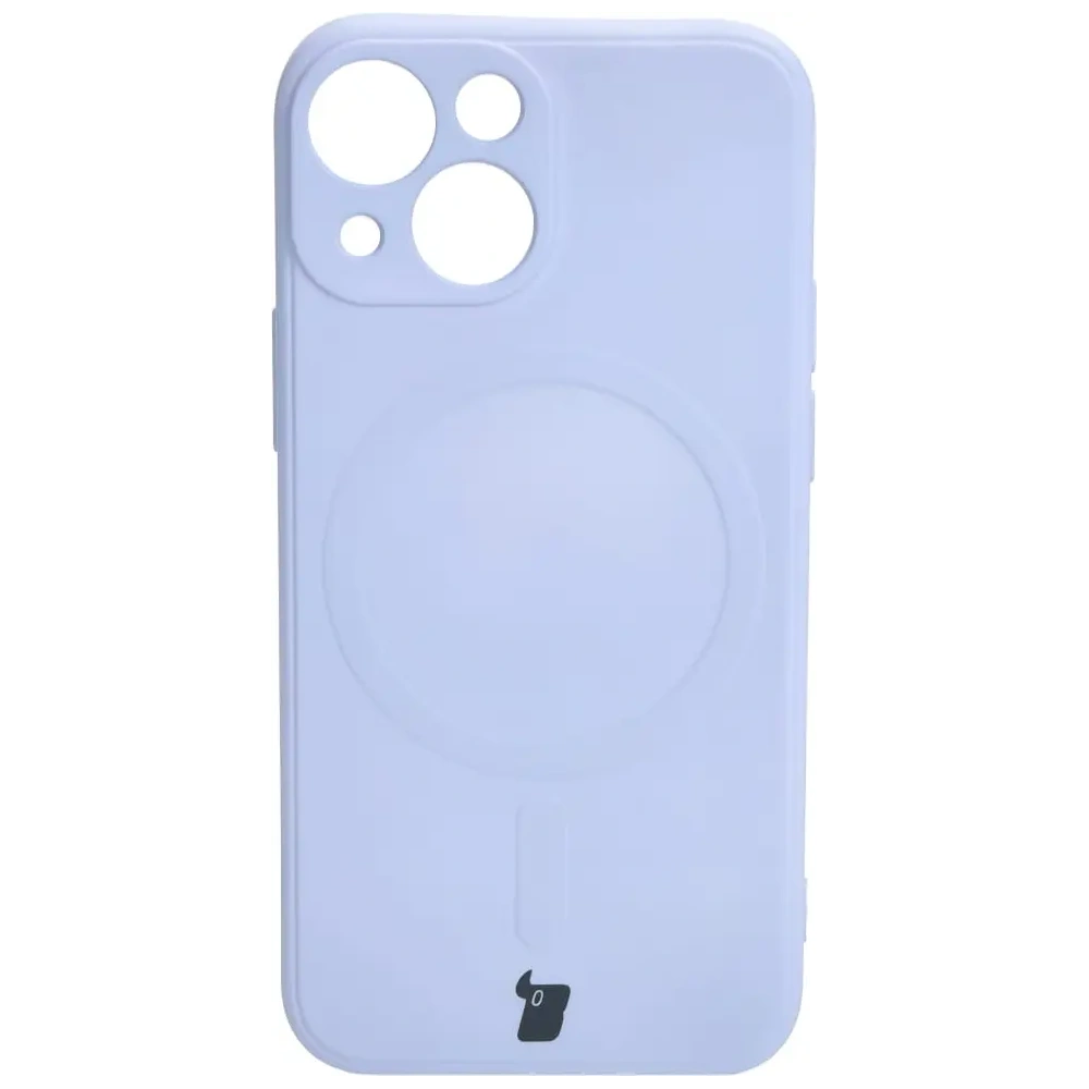 Hurtownia GSM - Etui Bizon Case Silicone MagSafe Sq do Apple iPhone 13 Mini jasnofialové - BIZ3303 - {ean13} - Hurt