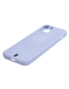 Etui Bizon Case Silicone MagSafe Sq do Apple iPhone 13 Mini jasnofioletowe