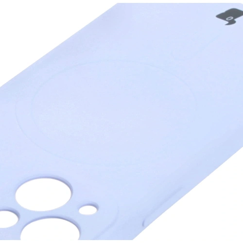 Etui Bizon Case Silicone MagSafe Sq do Apple iPhone 13 Mini jasnofioletowe