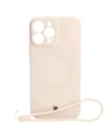 Bizon Case Silicone Magnetic Apple iPhone 13 Pro Max beige