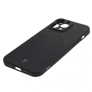Hurtownia GSM - Etui silikonové s magnetickým kroužkem Bizon Case Silicone Magnetic pro Apple iPhone 13 Pro Max černé - BIZ3306 - {ean13} - Hurt