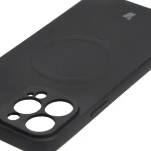 Hurtownia GSM - Etui silikonové s magnetickým kroužkem Bizon Case Silicone Magnetic pro Apple iPhone 13 Pro Max černé - BIZ3306 - {ean13} - Hurt