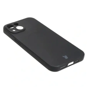 Hurtownia GSM - Etui silikonové s magnetickým kroužkem Bizon Case Silicone Magnetic pro Apple iPhone 14 černé - BIZ3307 - {ean13} - Hurt