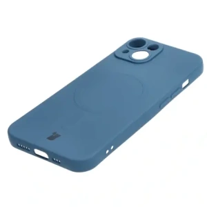 Hurtownia GSM - Etui silikonové s magnetickým kroužkem Bizon Case Silicone Magnetic pro Apple iPhone 14 modré - BIZ3308 - {ean13} - Hurt