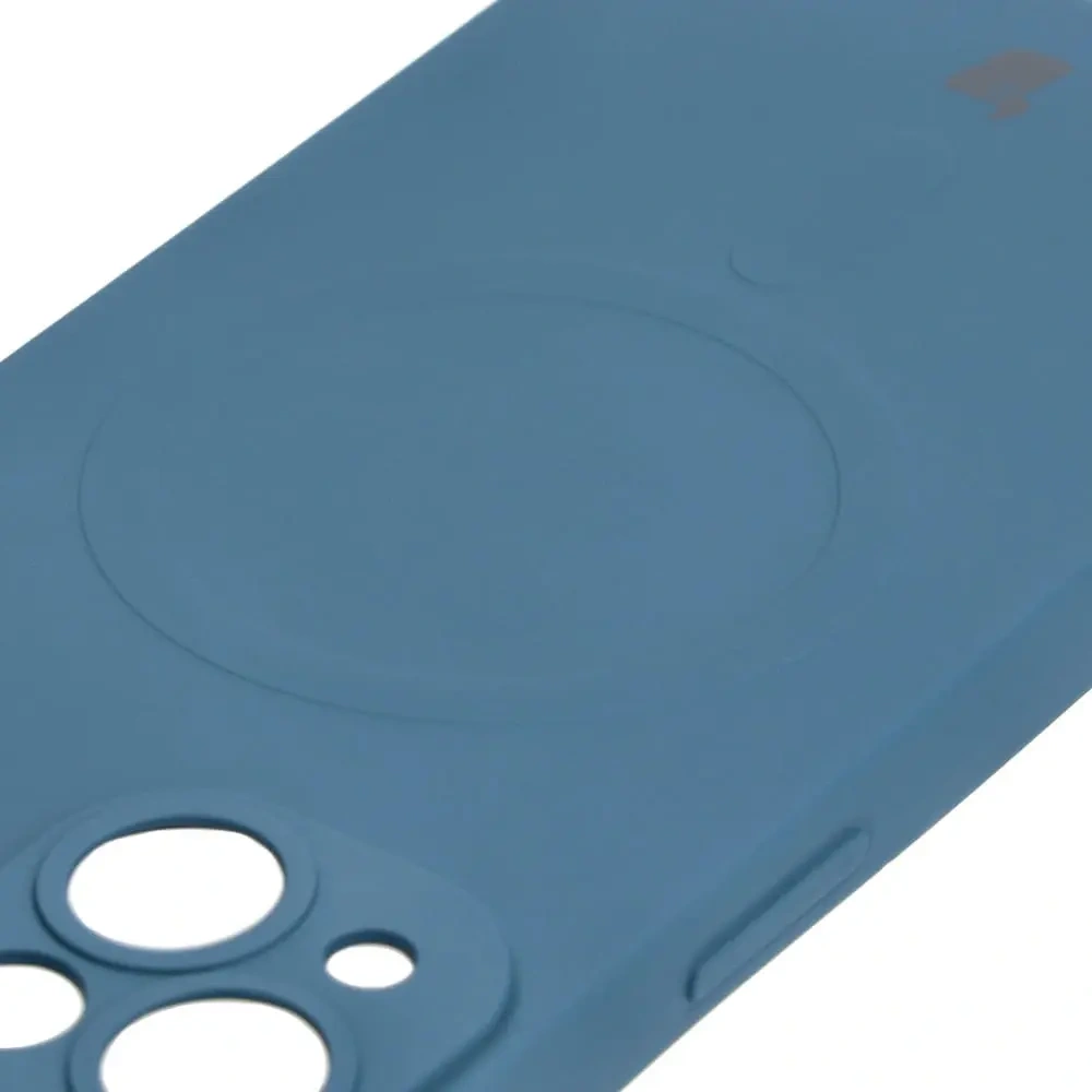 Hurtownia GSM - Etui silikonové s magnetickým kroužkem Bizon Case Silicone Magnetic pro Apple iPhone 14 modré - BIZ3308 - {ean13} - Hurt
