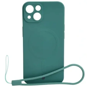 Wholesale Bizon Case Silicone Magnetic Apple iPhone 14 dark green - BIZ3309 - {ean13} - Hurt