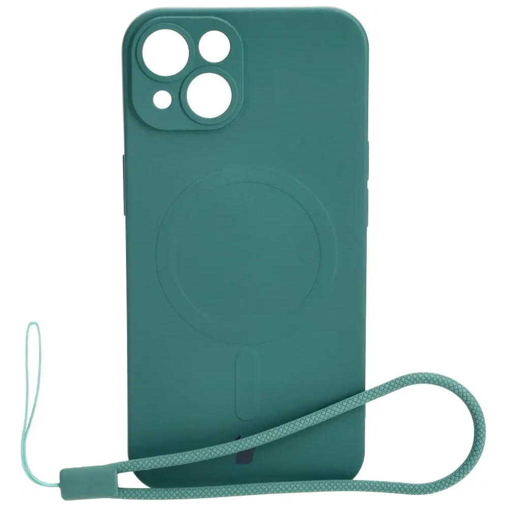 Hurtownia GSM - Bizon Case Silikon Magnetic Apple iPhone 14 dunkelgrün - BIZ3309 - {ean13} - Hurt