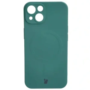 Wholesale Bizon Case Silicone Magnetic Apple iPhone 14 dark green - BIZ3309 - {ean13} - Hurt