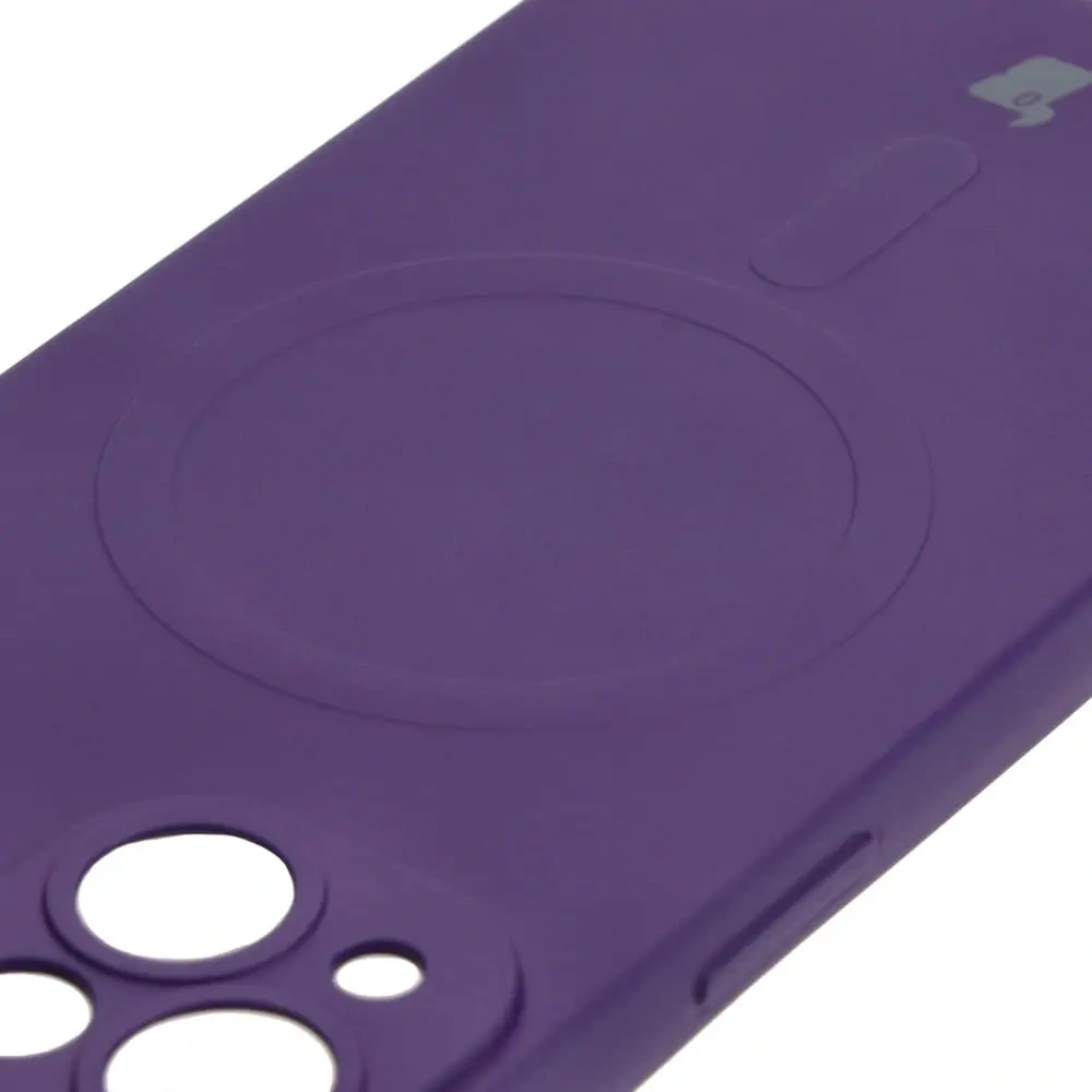 Hurtownia GSM - Bizon Case Silikon Magnetic Apple iPhone 14 Pflaume - BIZ3310 - {ean13} - Hurt