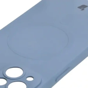 Hurtownia GSM - Silikonový obal s magnetickým kroužkem Bizon Case Silicone Magnetic pro Apple iPhone 14 šedý - BIZ3311 - {ean13} - Hurt