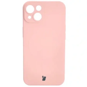 Wholesale Bizon Case Silicone Magnetic Apple iPhone 14 light pink - BIZ3312 - {ean13} - Hurt
