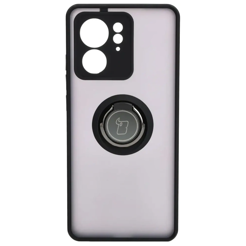 Wholesale Bizon Case Hybrid Ring Motorola Edge 40 smoky with a black frame - BIZ3314 - {ean13} - Hurt