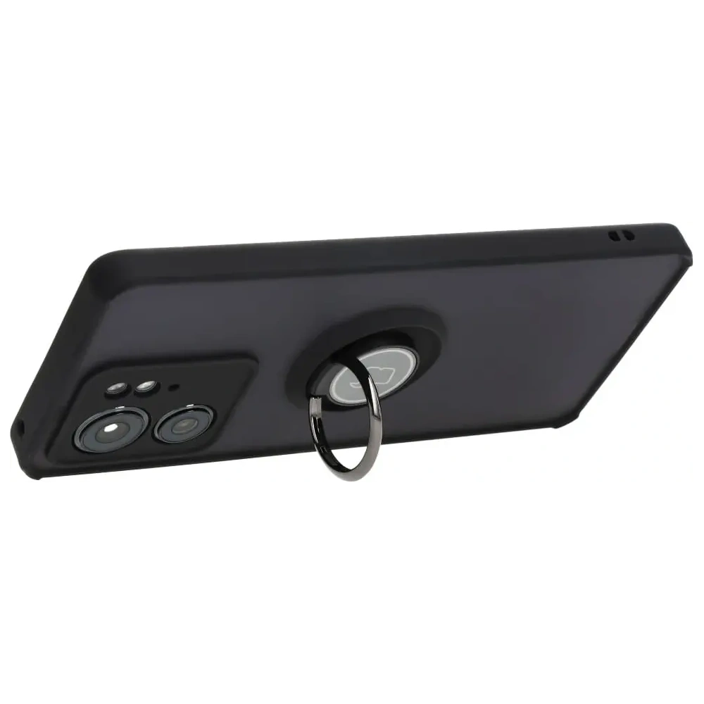 Wholesale Bizon Case Hybrid Ring Motorola Edge 40 smoky with a black frame - BIZ3314 - {ean13} - Hurt