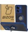 Wholesale Bizon Case Hybrid Ring Motorola Edge 40 smoky with a navy blue frame - BIZ3315 - {ean13} - Hurt