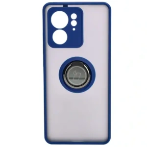 Wholesale Bizon Case Hybrid Ring Motorola Edge 40 smoky with a navy blue frame - BIZ3315 - {ean13} - Hurt