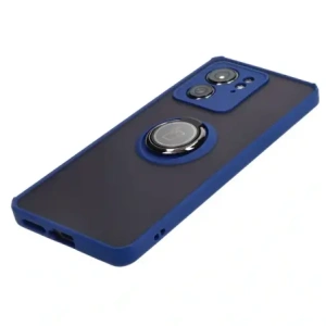 Wholesale Bizon Case Hybrid Ring Motorola Edge 40 smoky with a navy blue frame - BIZ3315 - {ean13} - Hurt