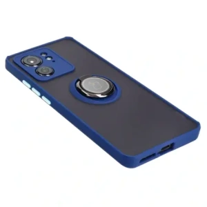 Hurtownia GSM - Pouzdro s úchopem na prst Bizon Case Hybrid Ring pro Motorola Edge 40 kouřové s modrým rámem - BIZ3315 - {ean13} - Hurt