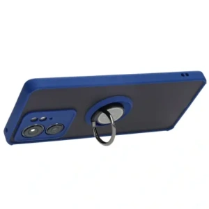 Wholesale Bizon Case Hybrid Ring Motorola Edge 40 smoky with a navy blue frame - BIZ3315 - {ean13} - Hurt