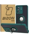 Hurtownia GSM - Bizon Case Hybrid Gyűrű Motorola Edge 40 füstös színben sötétzöld kerettel - BIZ3316 - {ean13} - Hurt
