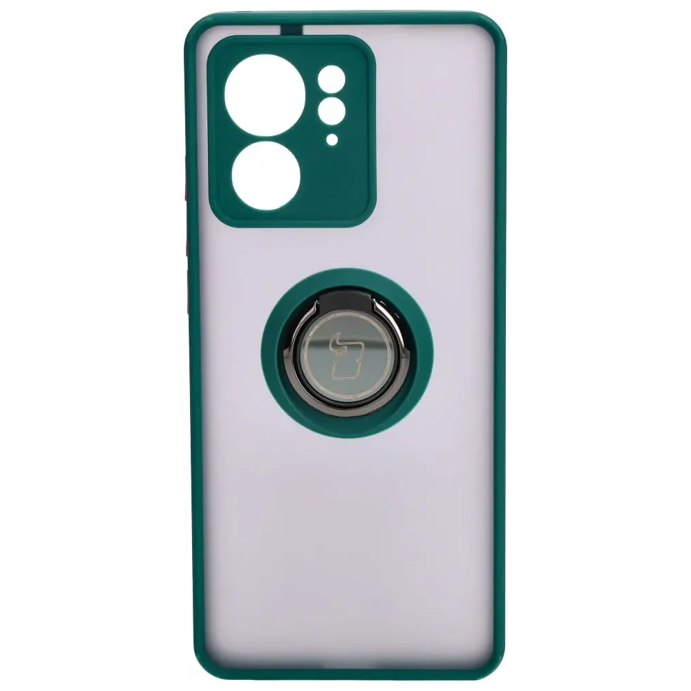 Hurtownia GSM - Bizon Case Hybrid Gyűrű Motorola Edge 40 füstös színben sötétzöld kerettel - BIZ3316 - {ean13} - Hurt